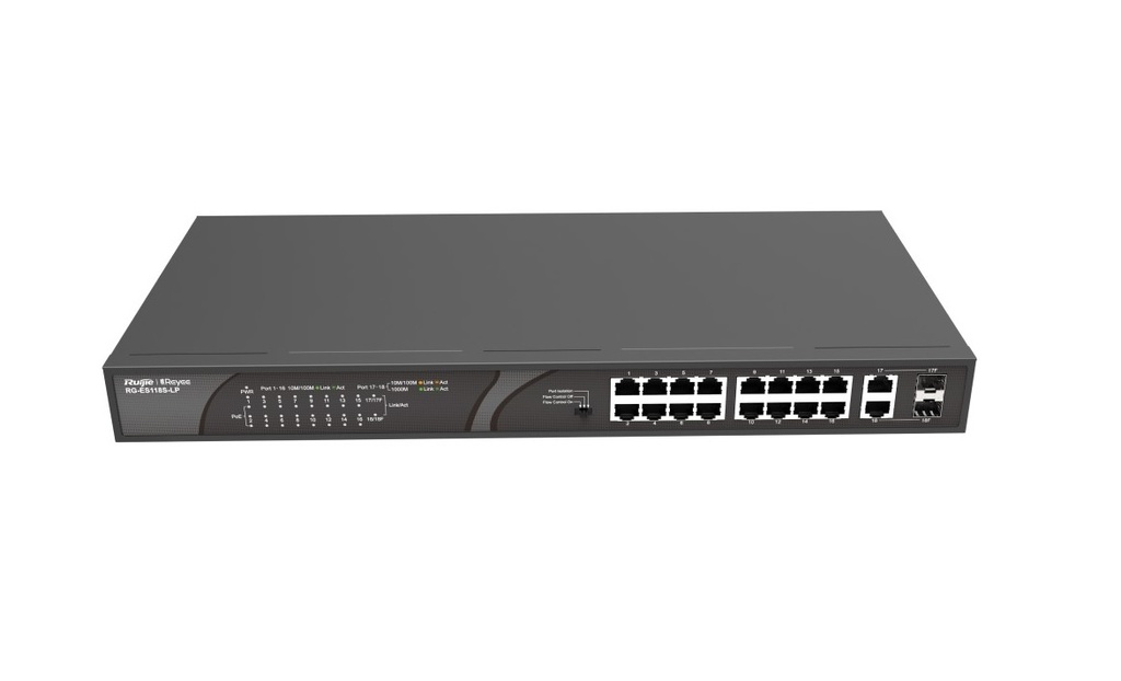 SWITCH 16  10/100/1000 RUIJIE
