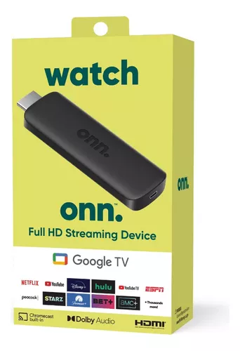 ONN TV STICK CON GOOGLE TV