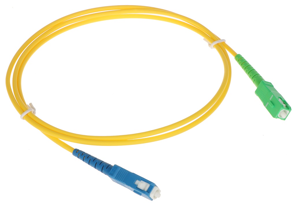 PATCH CORD FIBRA SC UPC A SC APC 2MTS