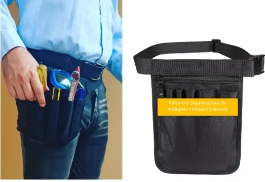 BOLSO PIERNERA MULTIPLES COMPARTIMIENTOS