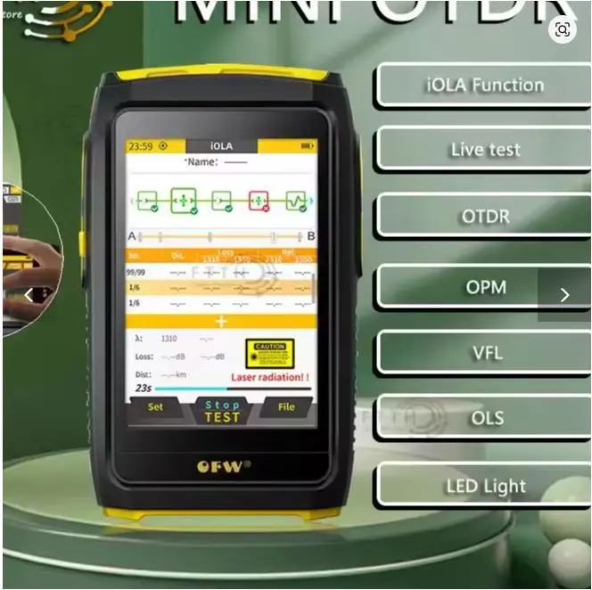 OTDR MINI PRUEBA ACTIVA 1550 APC