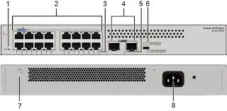 SWITCH 16 P + SFP BASE 1000 HUAWEI S110 16T2S