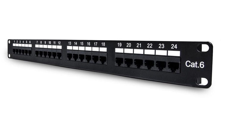 PATCH PANEL 24P CAT 6