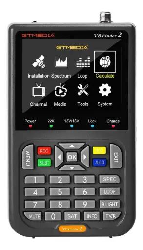 [431] FINDER V8 GTMEDIA 2 MEDIDOR SATELITAL SATFINDER BUSCADOR