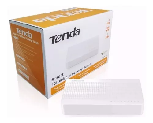 [710] SWITCH 8 PUERTOS BASE 100 TENDA S108