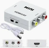 [905] CONVERTIDOR ADAPTADOR HDMI A RCA V1080 